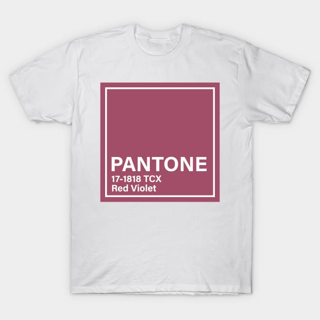 pantone 17-1818 TCX Red Violet T-Shirt by princessmi-com